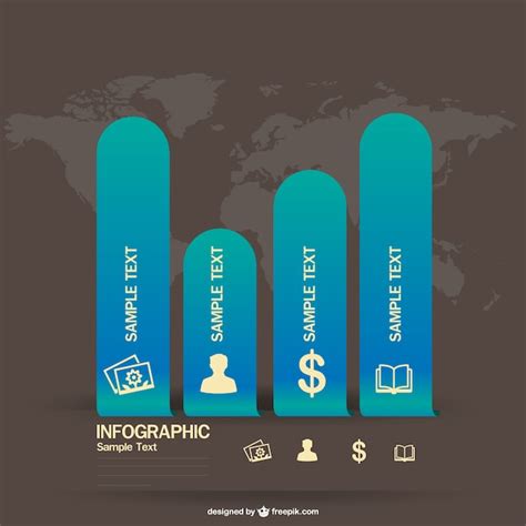 Wektor Infografika Projekt Darmowy Wektor