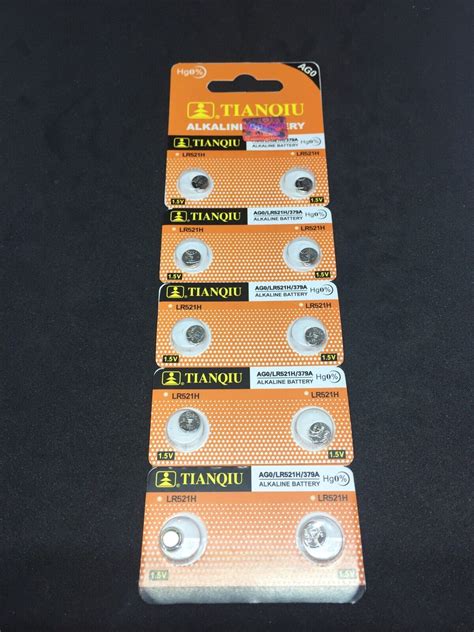 1 10 Pack Ag0 379a Sr521 379 Ago Sr63 521 Sr521sw Alkaline Watch