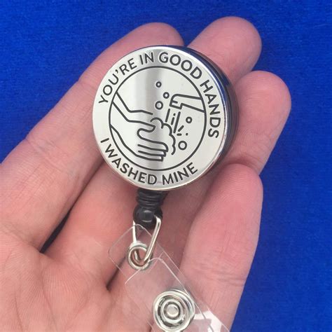 Youre In Good Hands Badge Reel — Dissent Pins