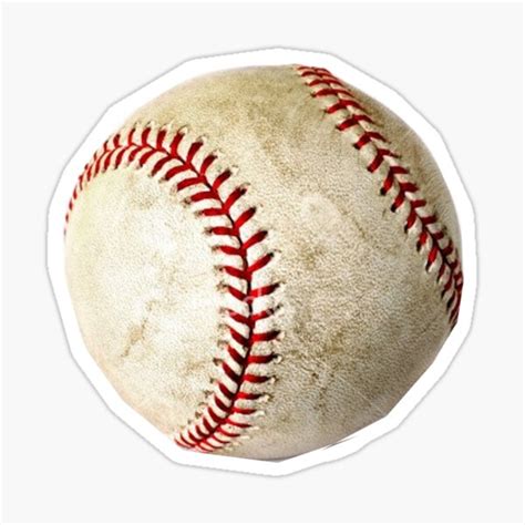 Baseball Sticker For Sale By Abigailclairej Redbubble