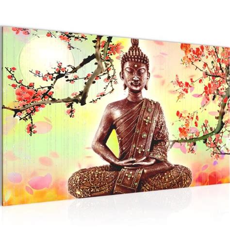 Runa Art Tableau D Coration Murale Bouddha Feng Shui X Cm