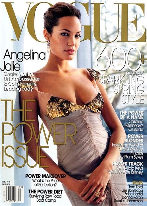 Angelina Jolie S 5th Vogue Cover Is Her Most Casual Yet Angelina