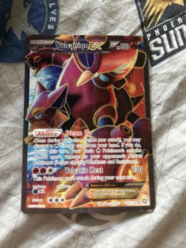 Pokémon TCG Volcanion Ex Steam Siege 107 114 Holo Full Art Ultra Rare