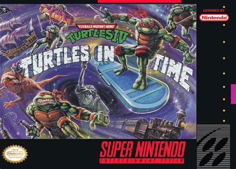 Teenage Mutant Ninja Turtles IV Turtles In Time Snes Onlinemania