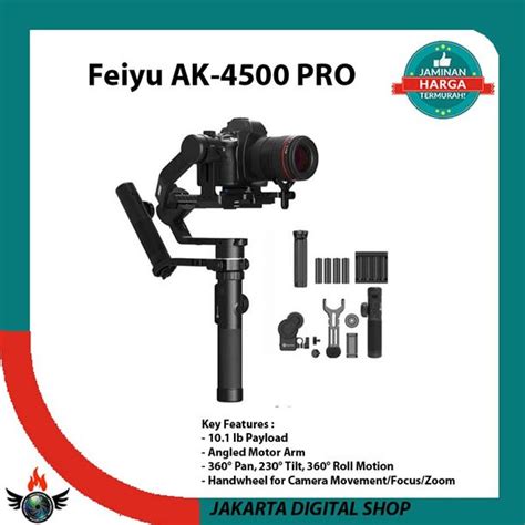 Jual Feiyu AK 4500 PRO 3 Axis Handheld Gimbal Stabilizer Resmi Di