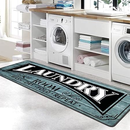 Amazon Pauwer Farmhouse Laundry Room Rug Runner X Non Slip