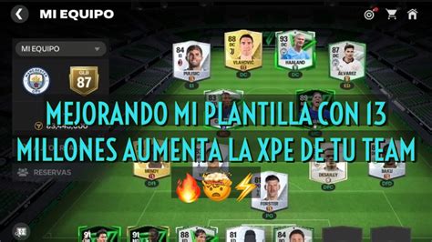 AHORRA DINERO AUMENTA LA XPE DE TU EQUIPO DE FC MOBILE ASI RENOVANDO