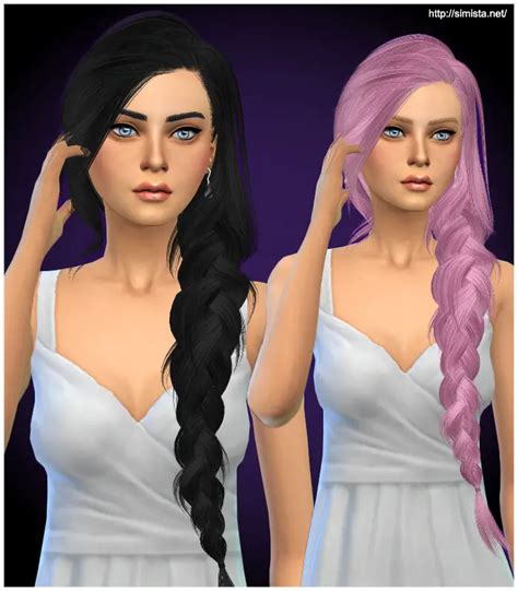 Sims Hairs Simista Skysims Hairstyle Retextured Hot Sex Picture