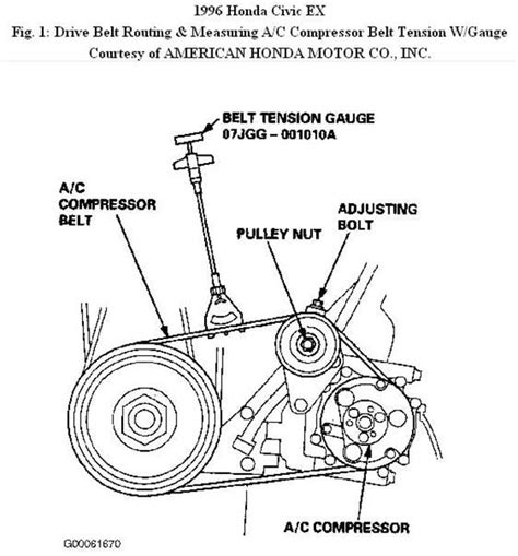 06 Honda Pilot Serpentine Belt Diagram