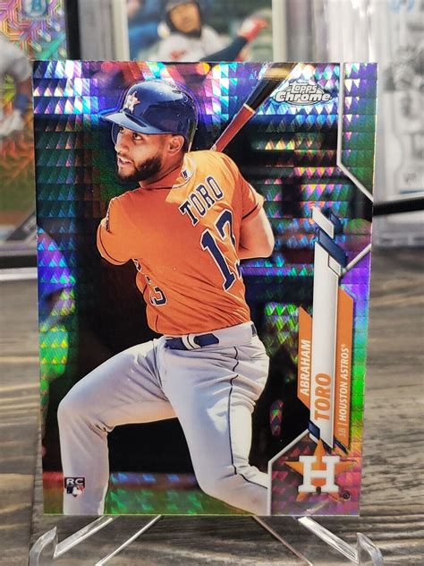 Topps Chrome Abraham Toro Rookie Prism Refractor Rc Astros