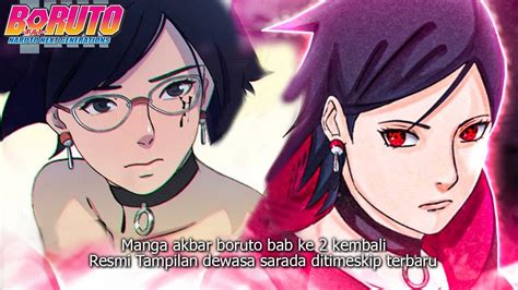 TIMESKIP RAMBUT BARU SARADA MANGA BORUTO KEMBALI BERJUDUL BORUTO TWO