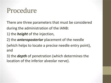 Mandibular Anesthesia Inferior Alveolar Nerve Block Ppt