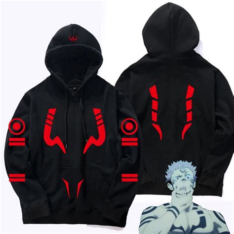 New Jujutsu Kaisen Yuji Itadori Hoodie Cosplay Anime Trench Coat Men Fashion Fall Wintercotton