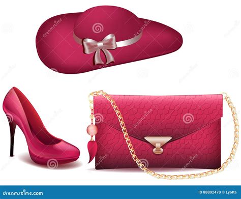 Handbag Purse For Women. Vector Cartoon Illustration | CartoonDealer ...