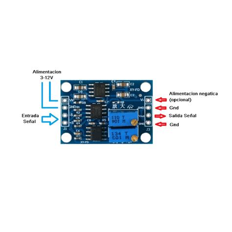 Modulo Ad Amplificador De Instrumentacion