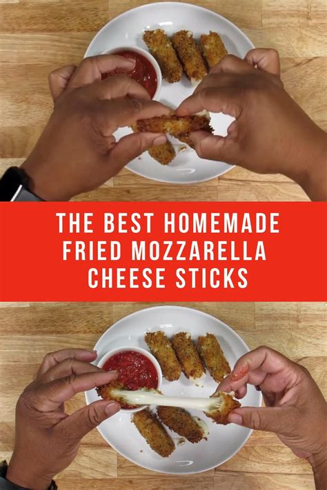 The Best Homemade Fried Mozzarella Cheese Sticks Artofit