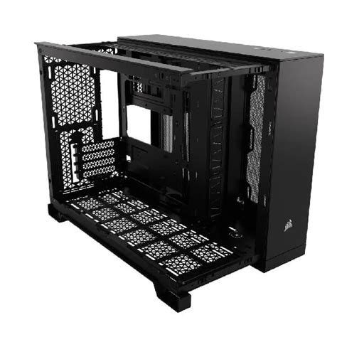 Corsair 2500d Airflow Mid Tower Dual Chamber Pc Case Blackcc 9011263 Ww Easetec