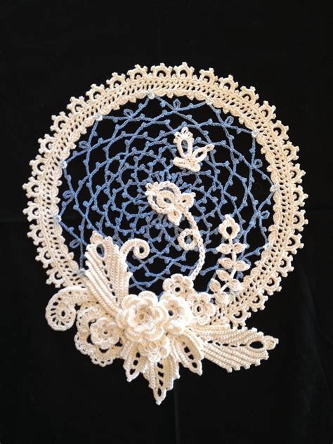 Irish Crochet Sampler Doily Irish Lace Crochet Free Crochet Doily