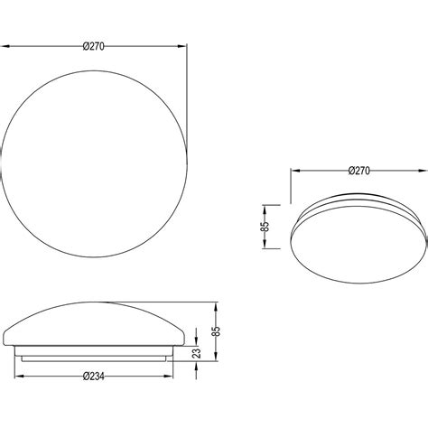 Led Plafondlamp Met Bewegingssensor Trion Poly Opbouw Rond W