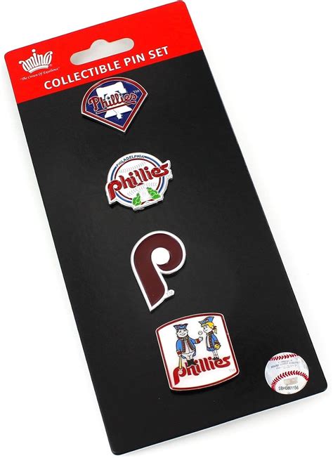 Amazon.com: Philadelphia Phillies Logo Evolution Pin Set : Clothing ...