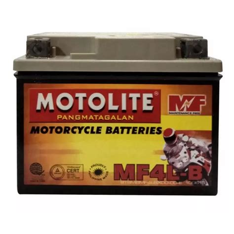 Motolite Motorcycle Battery Mf L B Maintenance Free Battery Shopee