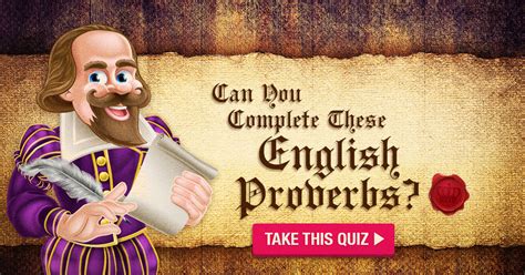 Can You Complete These English Proverbs Quiz