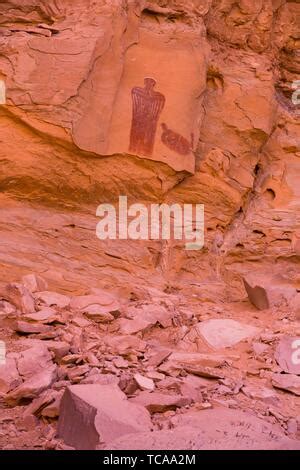 The Moqui Queen Is An Ancient Rock Art Panel Painted In The Barrier