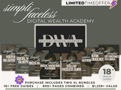 Digital Wealth Academy DWA Digital Marketing Course Bonus Done For You