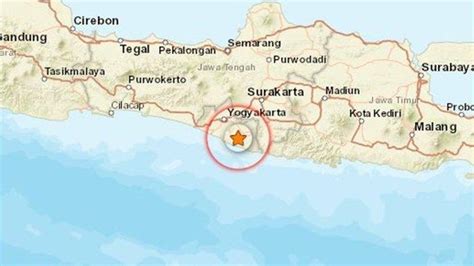 Gempa Terkini Di Yogyakarta Selasa 25 Juli 2023 Info Bmkg Titik Lokasi