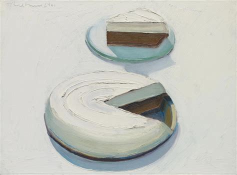 Michael Lobel On Twitter Wayne Thiebaud Chocolate Meringue 1961