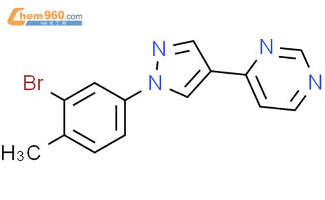 546143 75 3 Pyrimidine 4 1 3 Bromo 4 Methylphenyl 1H Pyrazol 4 Yl