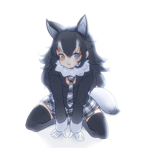 Kemono Friends Wolf Anime Wolf Girl Anime Girl Neko Cute Anime Chibi