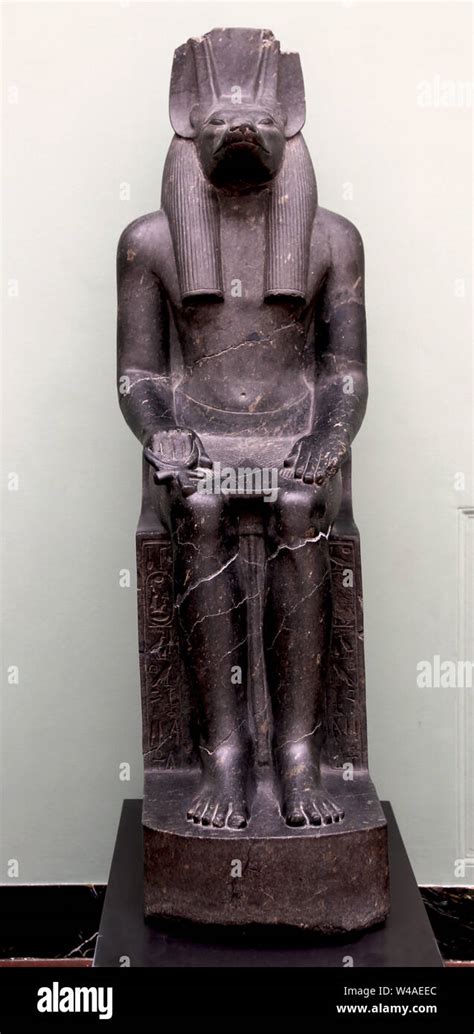 Head Of Anubis The Jackal Headed God Of Embalming Temple Of Luxor