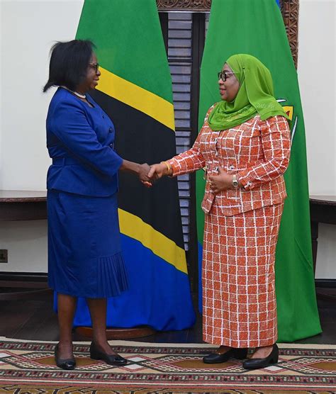 Mhe Rais Samia Suluhu Hassan Akutana Na Kuzungumza Na Makamu Wa Rais