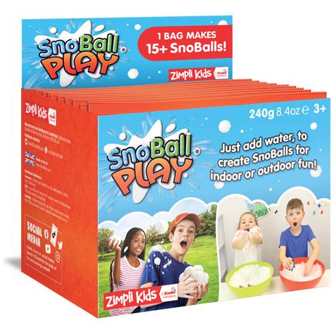 Neve Finta Sensoriale Snoball Play Zimpli Kids Millemamme