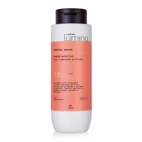 86942 LUMINA SHAMPOO CABELOS SECOS 300ML Shampoo Natura Beleza