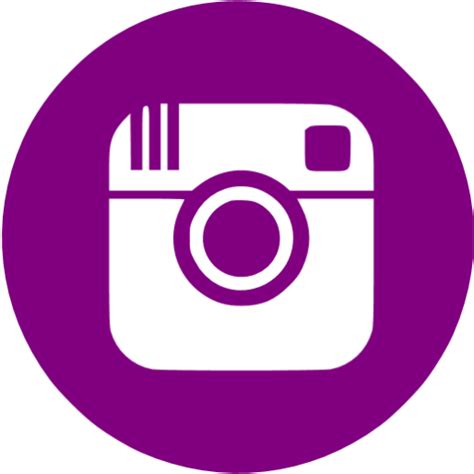 Purple instagram 4 icon - Free purple social icons