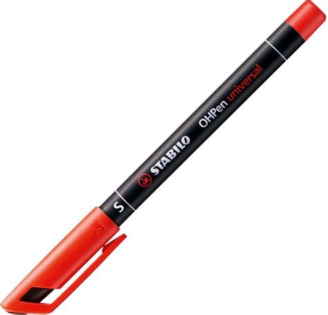 STABILO OHPen Permanent Superfine 0 4 Mm Rood Per Stuk Bol