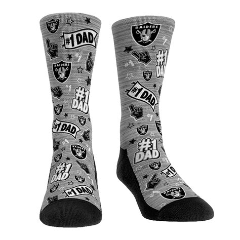 Las Vegas Raiders Socks 1 Dad Socks Nfl Socks Rock Em Socks