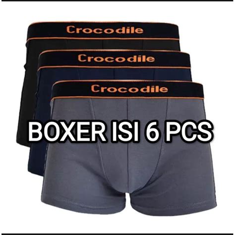 Jual MURAH SIMPAK PRIA CELANA DALAM PRIA BOXER PREMIUM QUALITY ISI 6