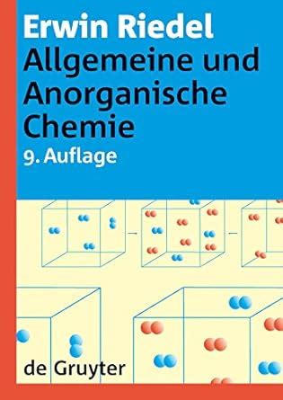 Allgemeine Und Anorganische Chemie De Gruyter Lehrbuch Ebook