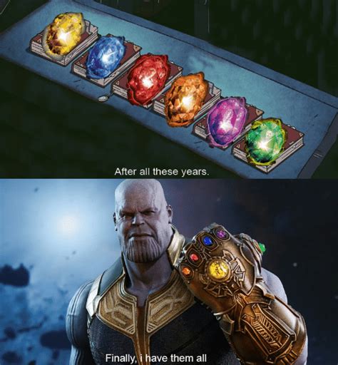 Thanos - Finally I have them all Blank Template - Imgflip