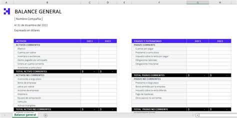 Crear Balance De Liquidez Y Estado Descargar Ejemplo Excel