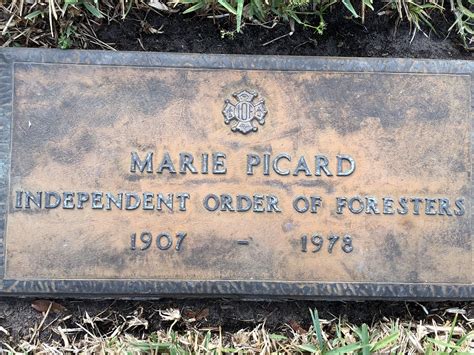 Marie Picard 1907 1978 Find A Grave Memorial