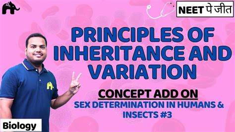 Principles Of Inheritance And Variation Class 12 Neet Biology Chapter 4 Sex Determination 3