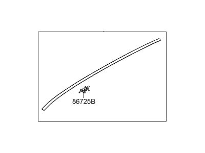 E Genuine Hyundai Moulding Assembly Roof Lh