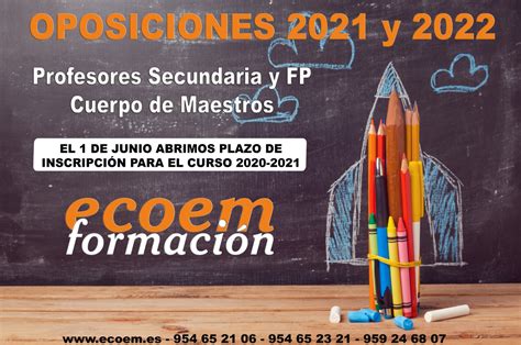 Oposiciones Profesores Secundaria y Formación Profesional