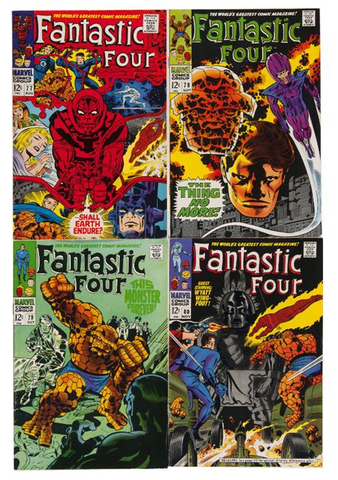 Hakes Fantastic Four Lot Of Ten Comics