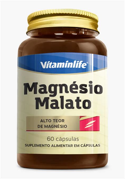 Magnésio Malato 60 cápsulas Vitaminlife