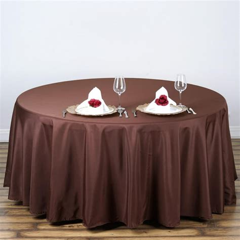 Balsacircle 10 Pcs 108 Round Polyester Tablecloths Table Cover Linens For Wedding Party Events